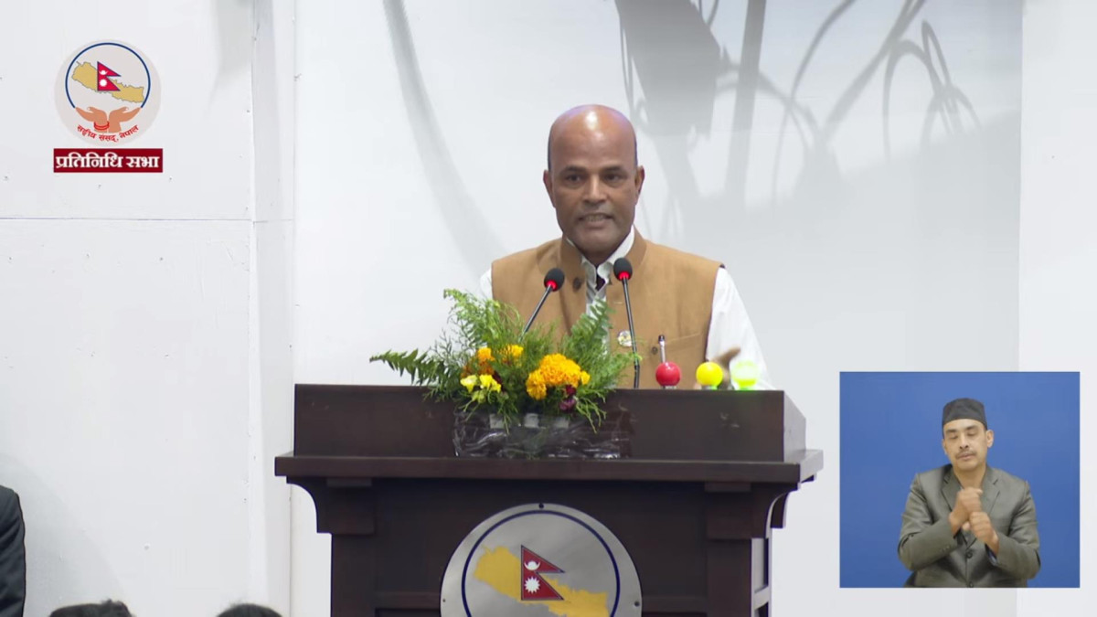 विनियोजन विधेयकमाथिको छलफलमा अर्थमन्त्री वाग्ले नभएपछि सांसद सिंहको आपत्ति, संसदको औचित्य नै समाप्त पार्न खोजेको आरोप