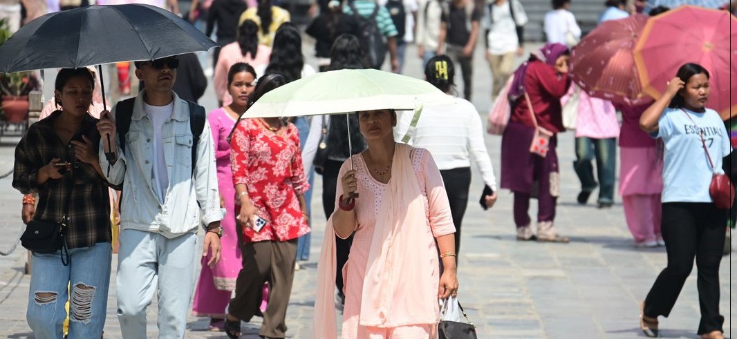 नेपालगन्जदेखि धनगढीसम्म अधिकतम तापक्रम ४१ डिग्री पुग्ने, पहाडी भेगमा चट्याङसहित पानी पर्ने